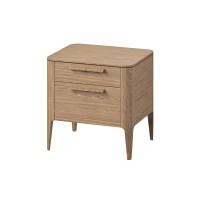 Тумба прикроватная Type oak 2 ящика ширина 50 см (натуральный дуб)