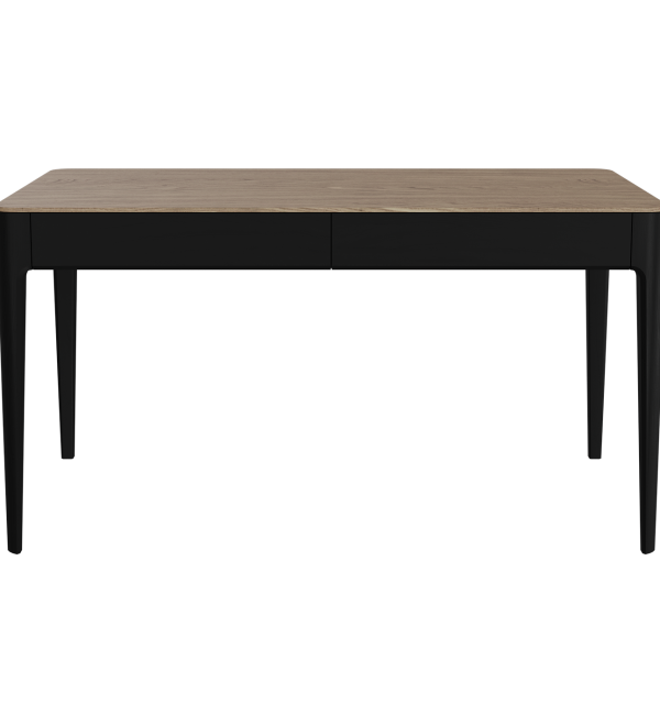 Стол письменный Type oak 140*70 см (натуральный дуб, черный)