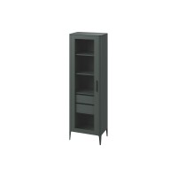 Витрина Type oak стеклянная высота 200 см L (темно-серый)