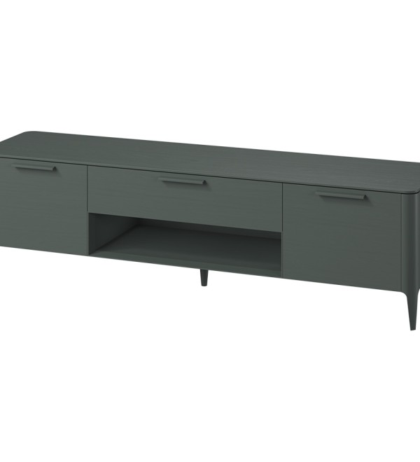 Тумба Type oak под ТВ ширина 200 см (темно-серый)