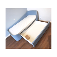 Диван-кровать KIDI Soft с низким изножьем 90*200 см R (голубой)