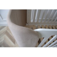 Кроватка KIDI Soft mini cпальное место 60*120 см (бежевый)