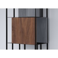 Панель для стеллажа Stripe 38*35 см (орех)