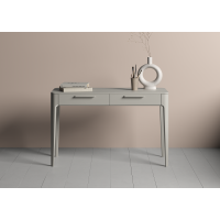 Консоль Type oak 2 ящика ширина 120 см (серо-бежевый)