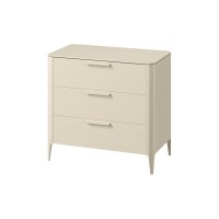 Комод Type oak 3 ящика ширина 90 см (молочный)
