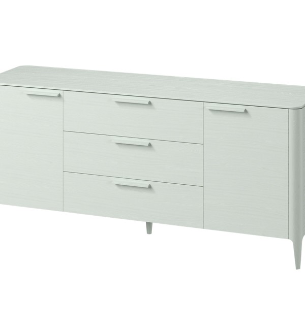 Тумба Type oak 2 двери 3 ящика (белый)