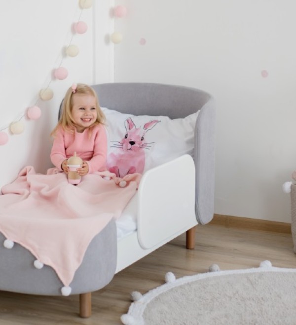 Защитный бортик для кровати KIDI soft (белый)