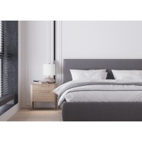 Тумба прикроватная Type oak 2 ящика ширина 50 см (натуральный дуб)