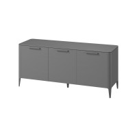 Тумба Type oak 3 двери ширина 160 см (серый)