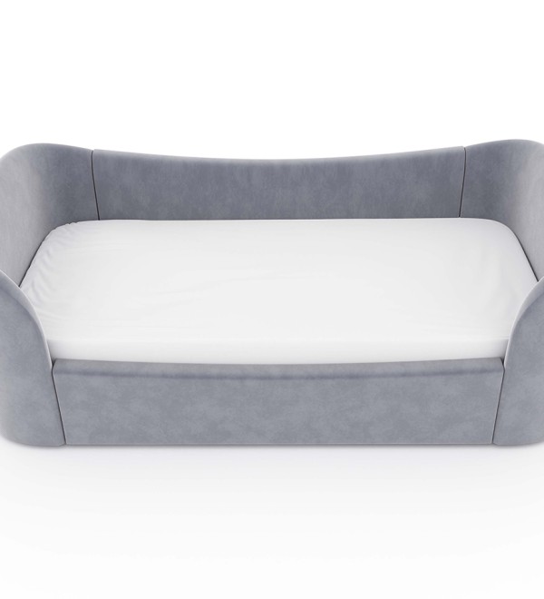 Диван-кровать KIDI Soft 90*200 см антивандальная ткань (серый)