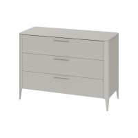 Комод Type 3 ящика ширина 120 см (серо-бежевый)