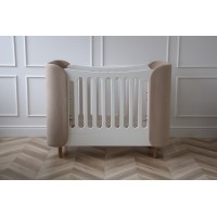 Кроватка KIDI Soft mini cпальное место 60*120 см (бежевый)