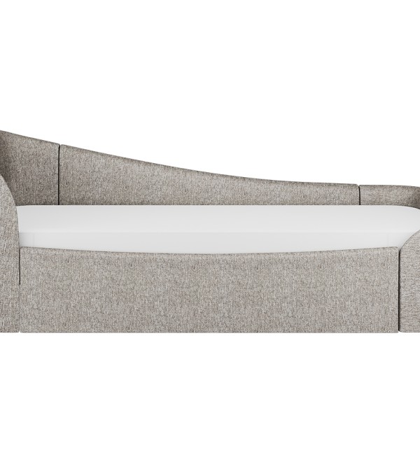 Диван-кровать KIDI Soft с низким изножьем 90*200 см R (коричневый, рогожка)