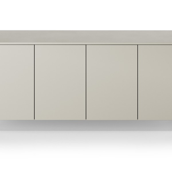 Тумба Basic 4 двери ширина 170 см (серо-бежевый)