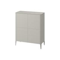 Шкаф Type oak 4 двери (серо-бежевый)