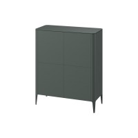 Шкаф Type oak 4 двери (темно-серый)