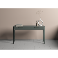 Консоль Type oak 2 ящика ширина 140 см (темно-серый)