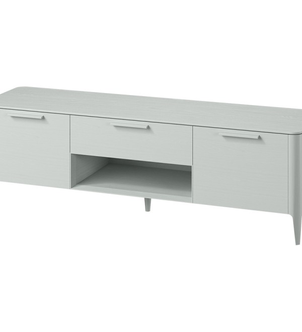 Тумба Type oak под ТВ ширина 180 см (светло-серый)