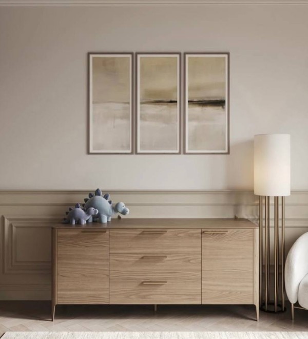 Тумба Type oak 2 двери 3 ящика (натуральный дуб)