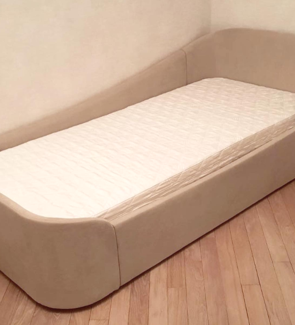 Диван-кровать KIDI Soft с низким изножьем 90*200 см R (бежевый)