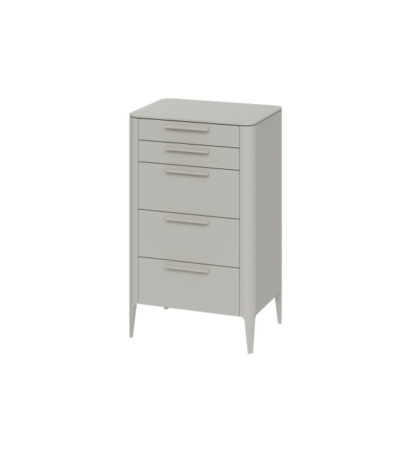 Комод Type высокии? 5 ящиков (серо-бежевый)