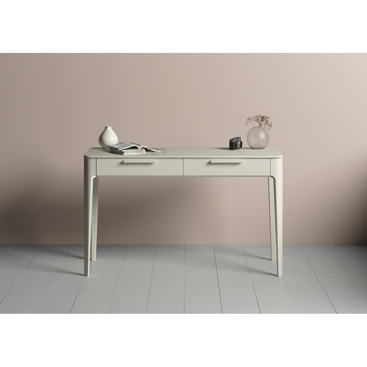 Консоль Type 2 ящика ширина 120 см (молочный)
