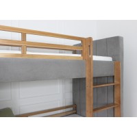 Кровать двухъярусная Cosy антивандальная ткань (серый)