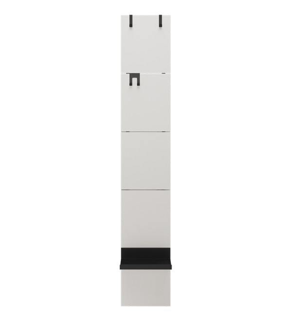 Вешалка Stripe L (дымка, черный)