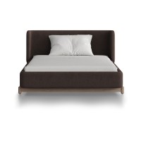 Кровать Basic спальное место 120*200 см (шоколад, твид)