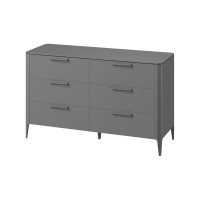 Комод Type oak 6 ящиков ширина 170 см (серый)