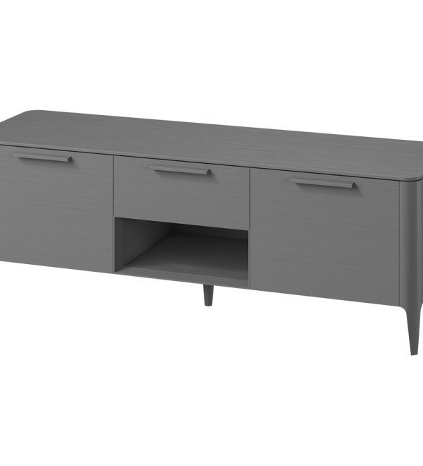 Тумба Type oak под ТВ ширина 160 см (серый)