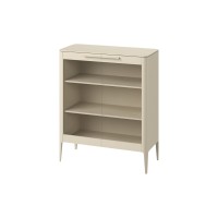 Витрина Type oak стеклянная высота 120 см (молочный)