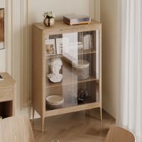 Витрина Type oak стеклянная высота 150 см (натуральный дуб)