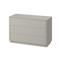Комод Tammi 3 ящика ширина 120 см (серо-бежевый)