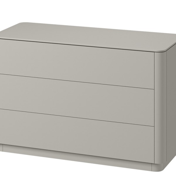 Комод Tammi 3 ящика ширина 120 см (серо-бежевый)