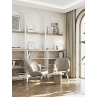 Кресло Ellipse E8.1 (бежевый, рогожка)