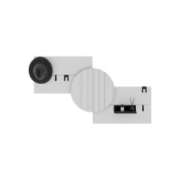 Вешалка Stripe M горизонтальная с зеркалом D 60 см (белый)