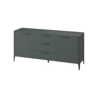 Тумба Type oak 2 двери 3 ящика (темно-серый)