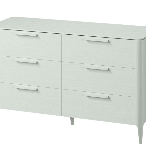 Комод Type oak 6 ящиков ширина 170 см (белый)
