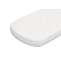 Простынь для кроватки KIDI soft от 0 до 4 лет, размер 63*133 см (белый, сатин)