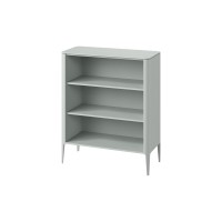Стеллаж Type oak 120 см (светло-серый)