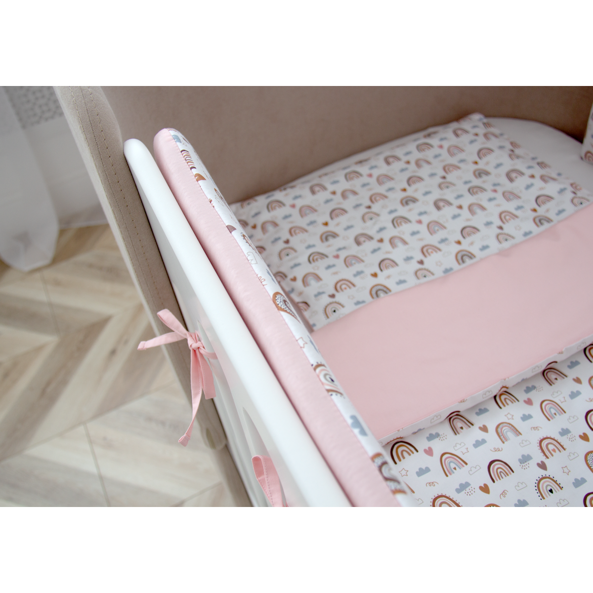 Мягкие бортики для кроватки KIDI soft