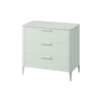 Комод Type oak 3 ящика ширина 90 см (белый)