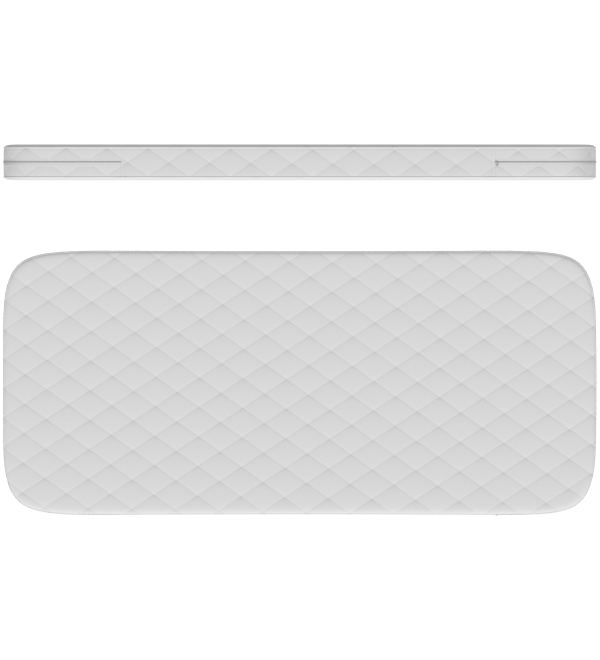 Матрас для дивана-кровати KIDI soft кокос/eco-foam 12 см (90*200 см)