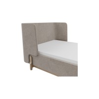 Кровать Basic спальное место 90*200 см (бежевый, рогожка)