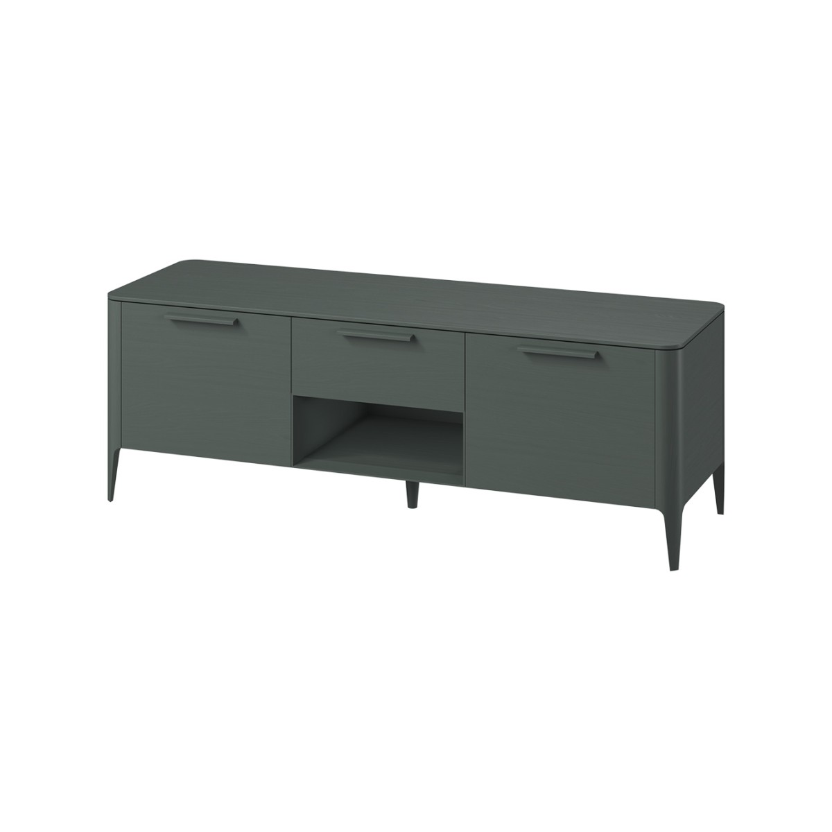 Тумба Type oak под ТВ ширина 160 см (темно-серый)