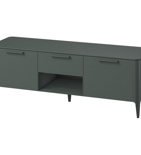 Тумба Type oak под ТВ ширина 160 см (темно-серый)