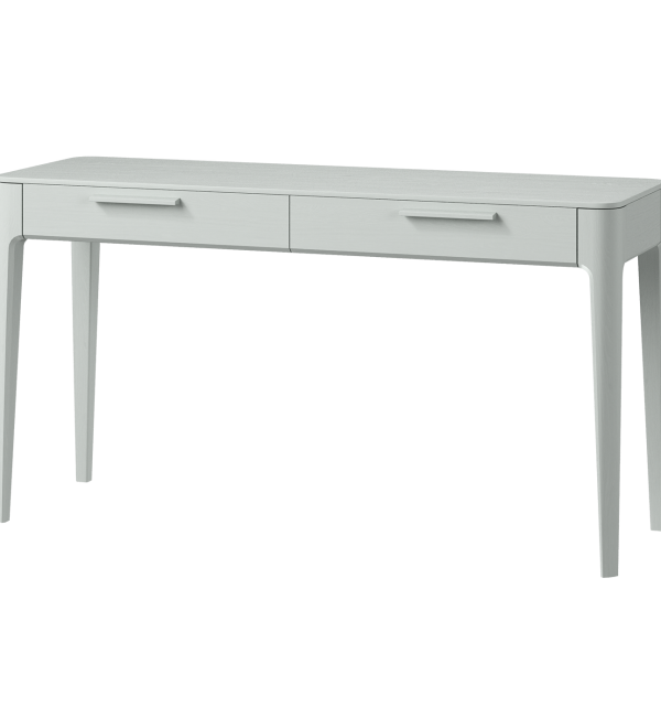 Консоль Type oak 2 ящика ширина 140 см (светло-серый)