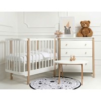 Кроватка Classic mini спальное место 60*120 см (белый)