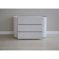 Комод Lagom 3 ящика ширина 120 см (дымка)